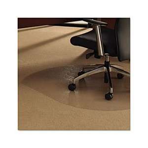   ClearTex Chairmats for Carpet, 49 x 39, No Lip, Clear