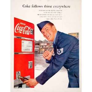  1952 Ad Coca Cola Thirst Soda Pop Carbonated Beverage Machine 