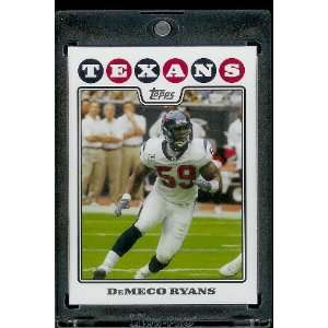 2008 Topps # 238 DeMeco Ryans   Houston Texans   NFL Trading Cards in 