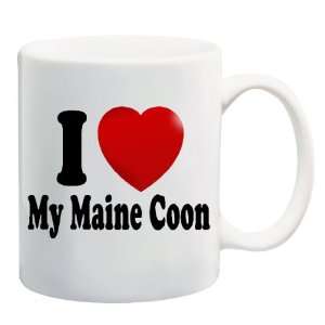 LOVE MY MAINE COON Mug Coffee Cup 11 oz ~ Cat Breed