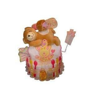  Teddy Bear Bottle Snuggler Diaper Cake Baby