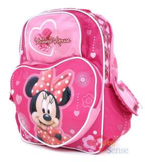 Disney Minnie Mouse Backpack School Bag Love Pink 16L  
