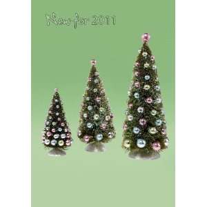  Snowbabies 2011, Dream Trees with Ornaments   Set of 3 