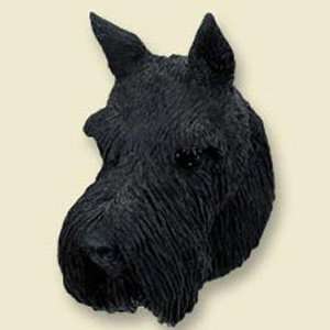    Giant Schnauzer, Black Dog Head Magnet (2 in)