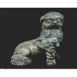   Metropolitan Galleries SRB990571L Chinese Lion Bronze
