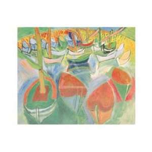  Boats Of Martigues Poster Print