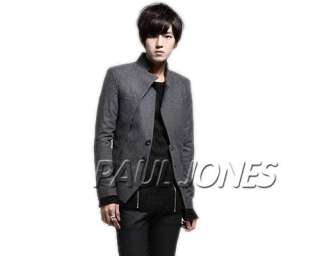 Luxury Stylish Mens Slim Stand Collar Coat Jacket XS~L,Hot Sale,High 