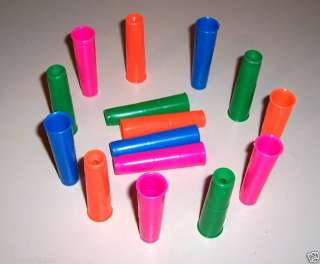 100 LRG Plastic Tubes bird toy parts rabbit chins craft  