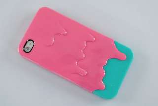   Melt ice Cream Skin Hard Case Cover For Apple iPhone 4 4S Protect Cell