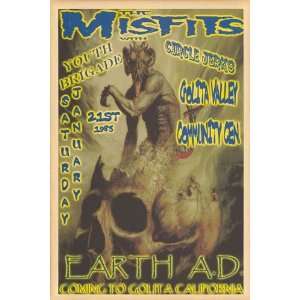  The Misfits   Youth Brigade, Circle Jerks Concert Poster 