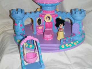 Spin N Surprise Castle Fisher Price Disney Cinderella Belle Snow 