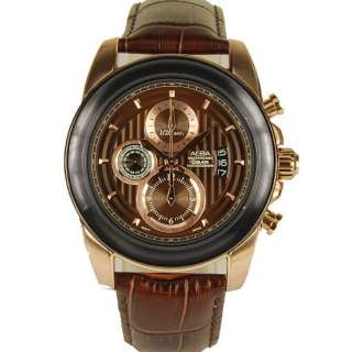 ALBA Gents Chrono Brown Leather Watch Made by Seiko AF8Q46X1  