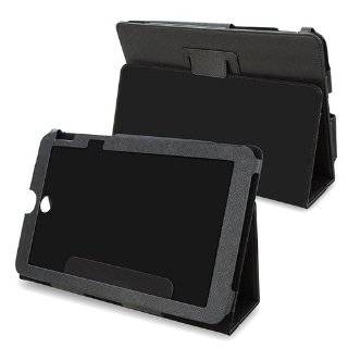 For Toshiba Thrive Tablet 10.1 Black Leather Skin Cover Case Pouch 