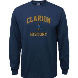  Clarion Golden Eagles Navy Youth History Arch Long Sleeve 