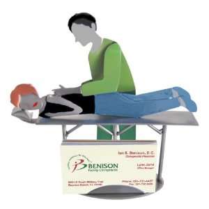    Chiropractor  Masseuse Business Card Holder