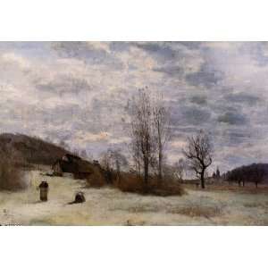 Made Oil Reproduction   Jean Baptiste Corot   24 x 16 inches   Plains 
