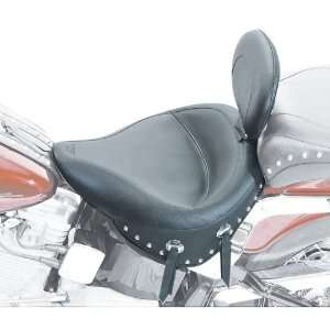  Mustang Wide Studded Solo Seat with Driver Backrest for 