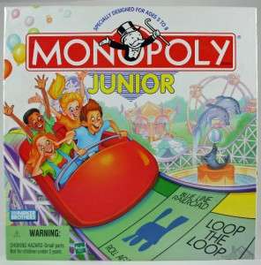 Parker Bros. 1999 Monopoly Junior Board Game  
