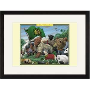   /Matted Print 17x23, A Sloth of Prolibearean Bears