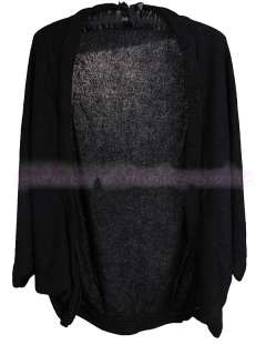   Sleeve Cardigan Sweater Cape Coat Knit Tops 3Colors You Pick  