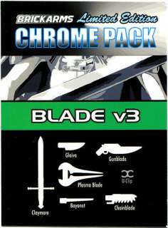 BrickArms Limited Edition Chrome Pack Blade v3  
