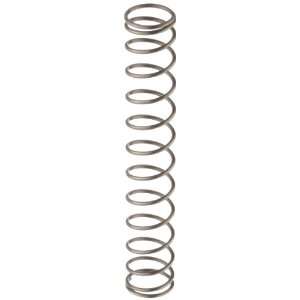 Music Wire Compression Spring, Steel, Inch, 0.48 OD, 0.042 Wire Size 