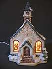Hummel Village Illuminated Light up Church Chapel, Angels Duet 