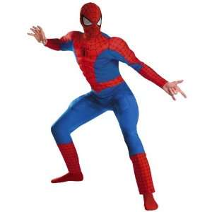  Disguise 50188DDI Mens Deluxe Muscle Spider Man Costume 