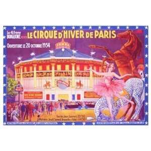 Le Cirque Dhiver De Paris   Poster (36x24)