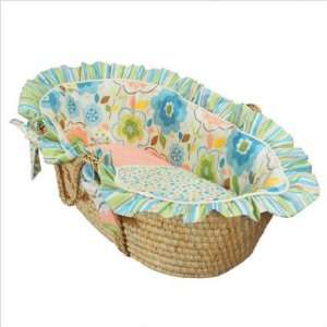  Personalized Moses Basket in Sweet Pea Baby