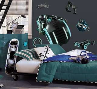 Tron Legacy Light Cycle Peel and Stick Giant Wall Decal  
