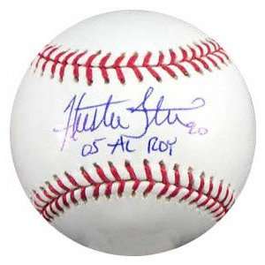  Huston Street Oakland As Autographed Baseball with ROY 