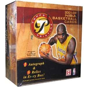  2001 02 Topps Pristine Basketball Unopened Hobby Box 