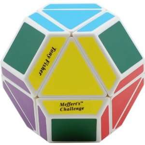  Mefferts 14 Face Skewb Hex   White Body (difficulty 9 of 