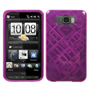  Hot Pink Chain Candy Skin Cover for HTC HD2 Cell Phones 