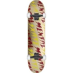  Skate Mental Bolts Sm Deck Complete   7.5 Gold/Yellow w 