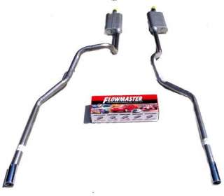 Sierra Silverado Dual Exhaust with Flowmaster Muffler  