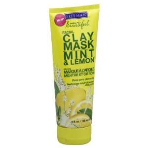  Freeman Clay Mask, Facial, Mint & Lemon 6 fl oz (150 ml 