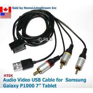  USB Cable for Samsung Galaxy Tab Tablet P1000   Watch Videos on TV 