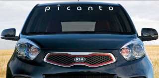 Picanto Windshield Vinyl Banner Wall Decal 36 x 4  