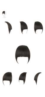   In On Human Hair Bangs Fringe / Extensions with Side Layers   Audrey