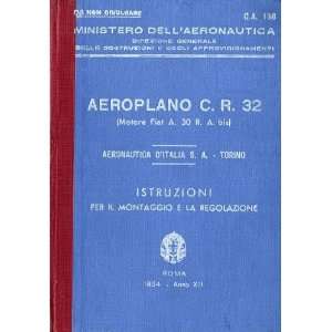  FIAT CR.32 Aircraft Maintenance Manual Fiat CR.32 Books