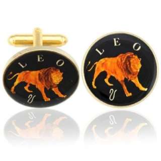 Leo The Lion Coin Cuff Links CLC Leo  