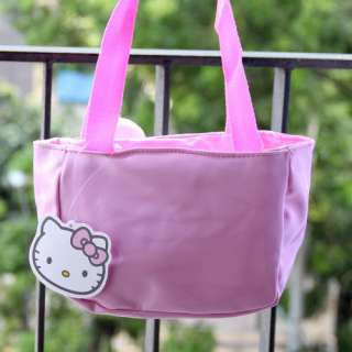 HelloKitty Mini Hand Bag Lunch Box Tote Purse Pink 294  