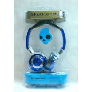  Skullcandy Lowrider Headphones   Blue Electronics