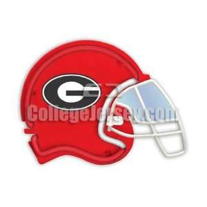 Georgia Bulldogs Neon Football Helmet Memorabilia.  Sports 