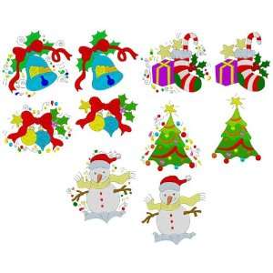  One Crazy Christmas Collection Embroidery Designs on Multi 