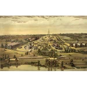  Centennial Buildings, Fairmount Park, Philadelphia, 1876 