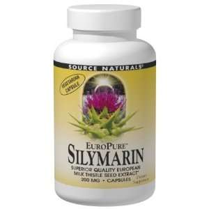 EuroPure Silymarin 200 mg 30 Capsules   Source Naturals 