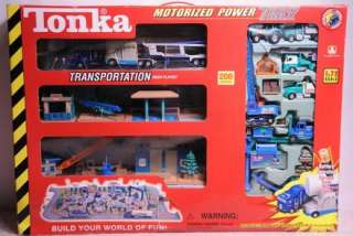 RARE TONKA MOTORIZED POWER TRACK TRANSPORTATION MEGA PL  